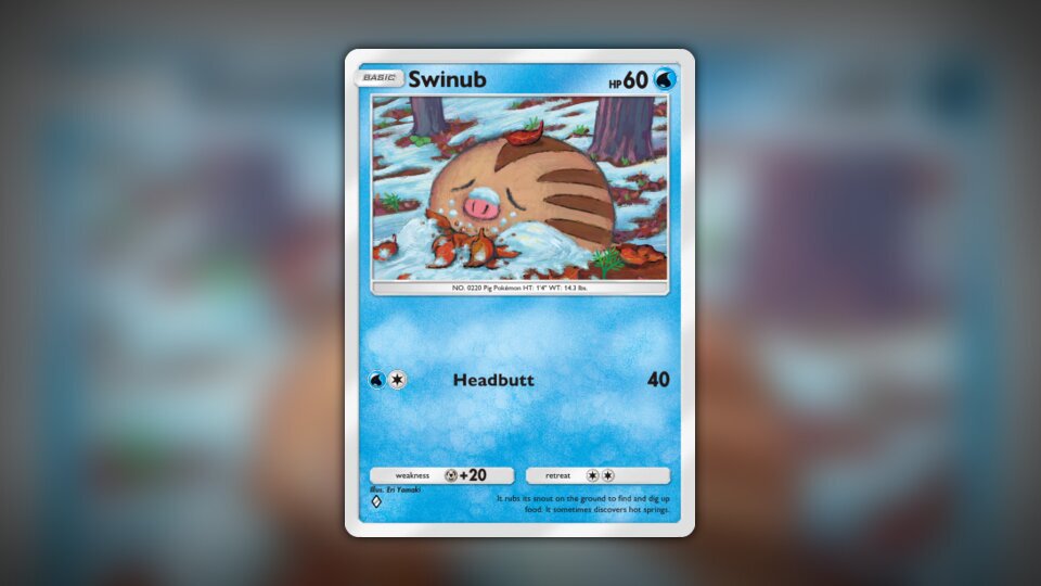 2016年 ポケモン Piloswine/Swinub GEM MT 10 2016年 ポケモン