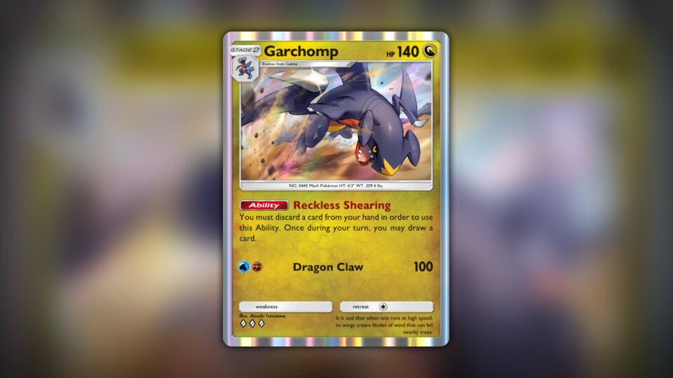 Garchomp (Space-Time Smackdown #123/208, 3-Diamonds) | Pokmon TCG Pocket