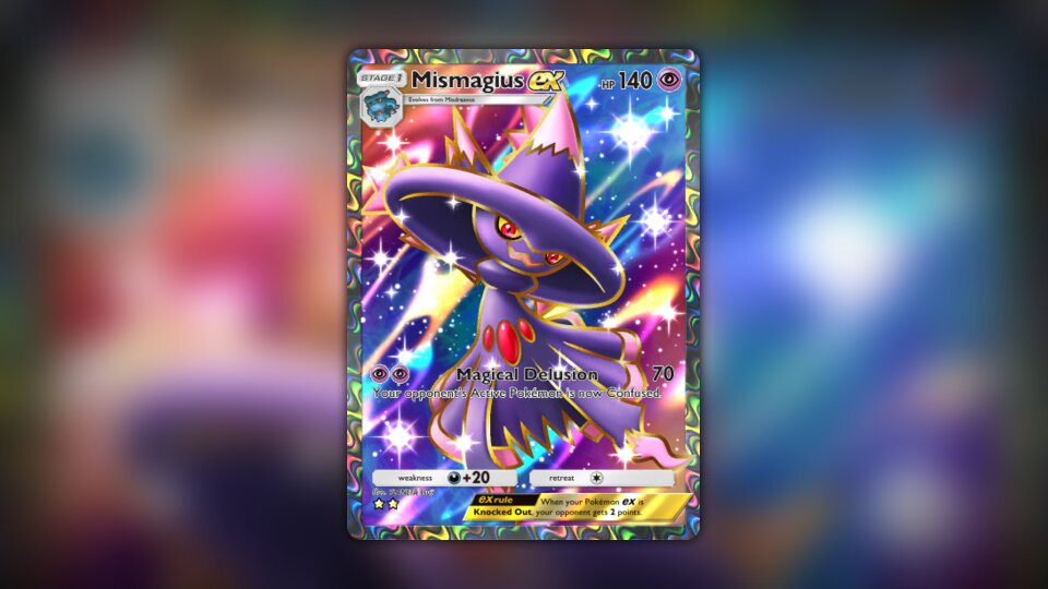 Mismagius ex (Space-Time Smackdown #184/208, 2-Stars) | Pokémon TCG Pocket