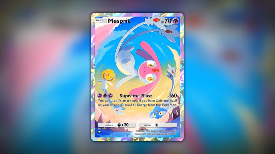 Mesprit (Space-Time Smackdown #166/208, 1-Star) | Pokmon TCG Pocket