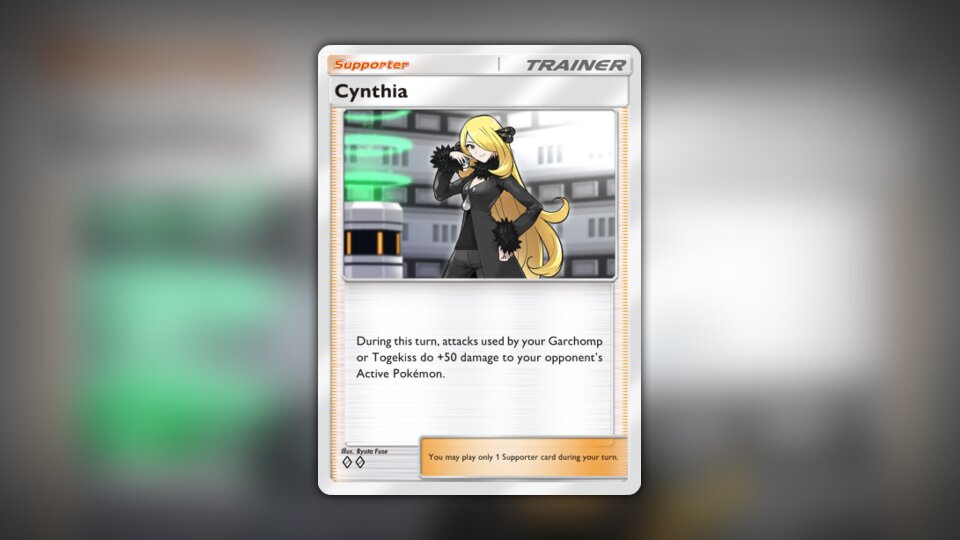 Cynthia (#152, ♦️♦️, Space-Time Smackdown) • Pokémon TCG