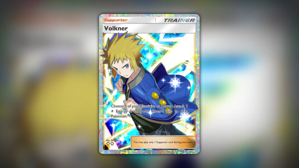 volkner pokemon card Volkner (Space-Time Smackdown #193/208, 2-Stars)