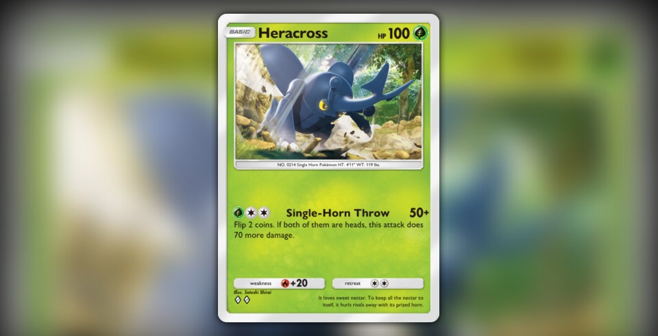 Heracross (Triumphant Light #1/96, 2-Diamonds) | Pokmon TCG Pocket