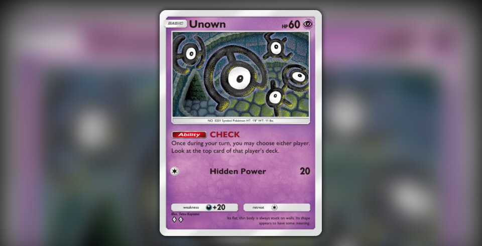 大人の上質  Unown Pocket TCG Pokémon • Light) Triumphant ♦️♦️, (#34, ポケモンカードゲーム