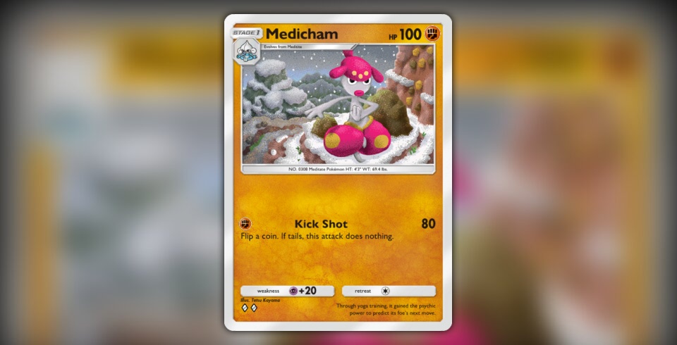Medicham (Triumphant Light #44/96, 2-Diamonds) | Pokémon TCG Pocket