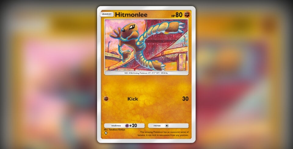 Hitmonlee (#40, ♦️, Shining Revelry) • Pokémon TCG Pocket