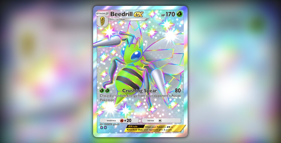 Beedrill ex (Shining Revelry #107/110, 2-Star Shiny) | Pokmon TCG Pocket