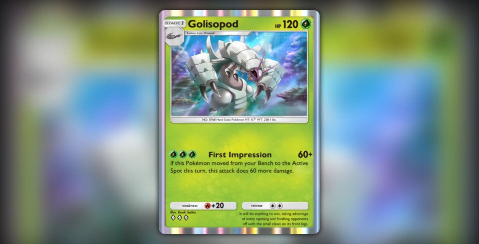 golisopod pokemon card Golisopod ex Half Art Paradox Rift 050/182, NM Pokemon Card main image 1