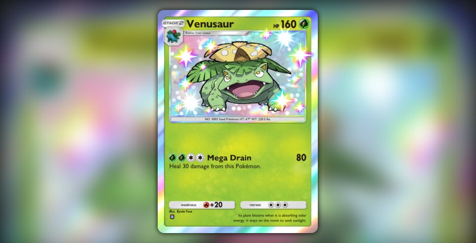 Venusaur (Celestial Guardians #212/239, 1-Star Shiny) | Pokmon TCG Pocket