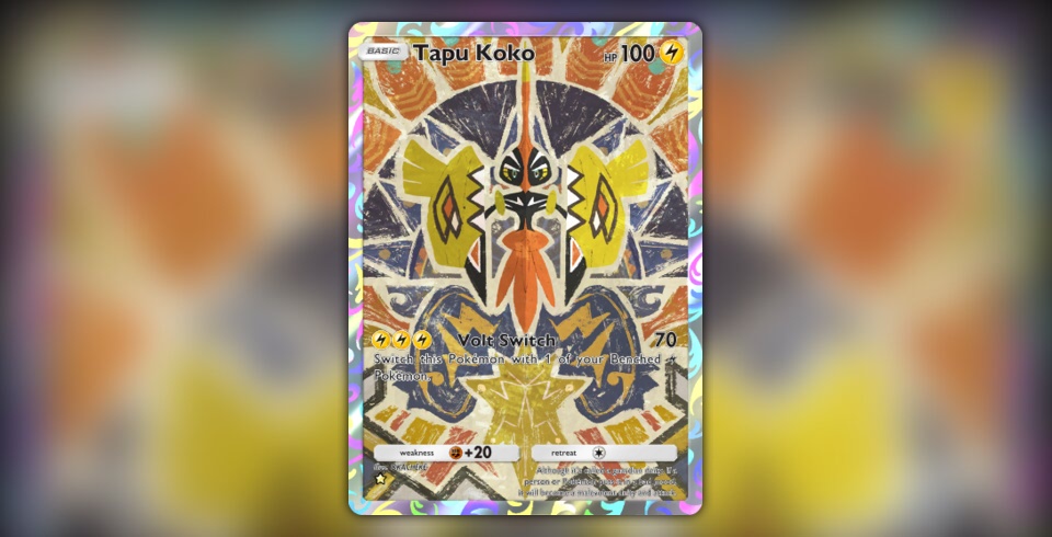 Tapu Koko (Celestial Guardians #166/239, 1-Star) | Pokmon TCG Pocket