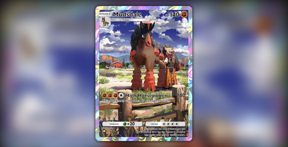 mudsdale pokemon card Pokemon TCG - Temporal Forces - #092 - Mudsdale main image 0