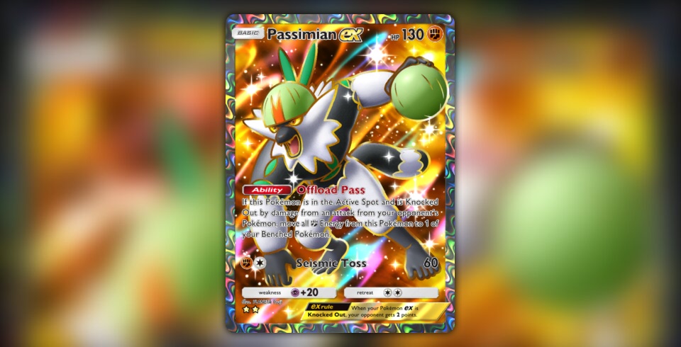 Passimian ex (Celestial Guardians #187/239, 2-Stars) | Pokémon TCG