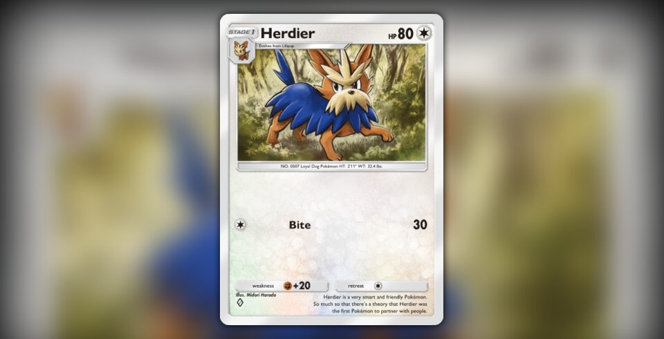 Herdier (Extradimensional Crisis #55/103, 1-Diamond) | Pokmon TCG Pocket