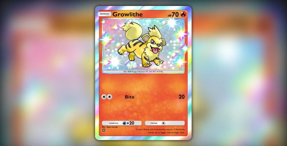 Growlithe (#89, ✨, Extradimensional Crisis) • Pokémon TCG