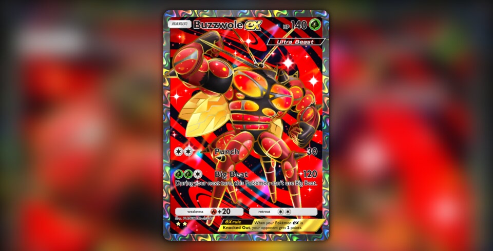 Buzzwole ex (Extradimensional Crisis #76/103, 2-Stars) | Pokémon