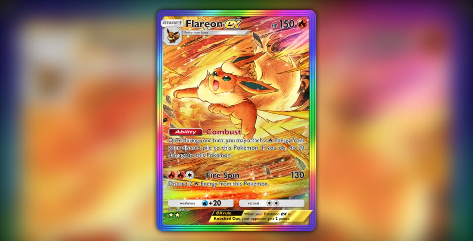pokemon flareon ex card Pokemon Flareon Ex Holo - GG 9 - Prismatic Evolutions #14 main image 0