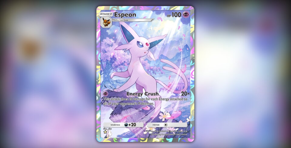 Espeon (Eevee Grove #75/107, 1-Star) | Pokmon TCG Pocket