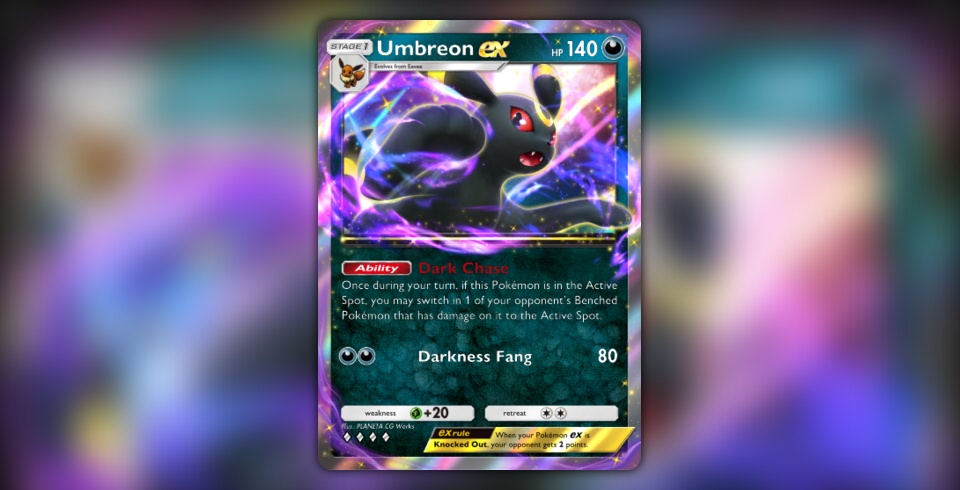 Umbreon ex (#112, ♦️♦️♦️♦️, Wisdom of Sea and Sky