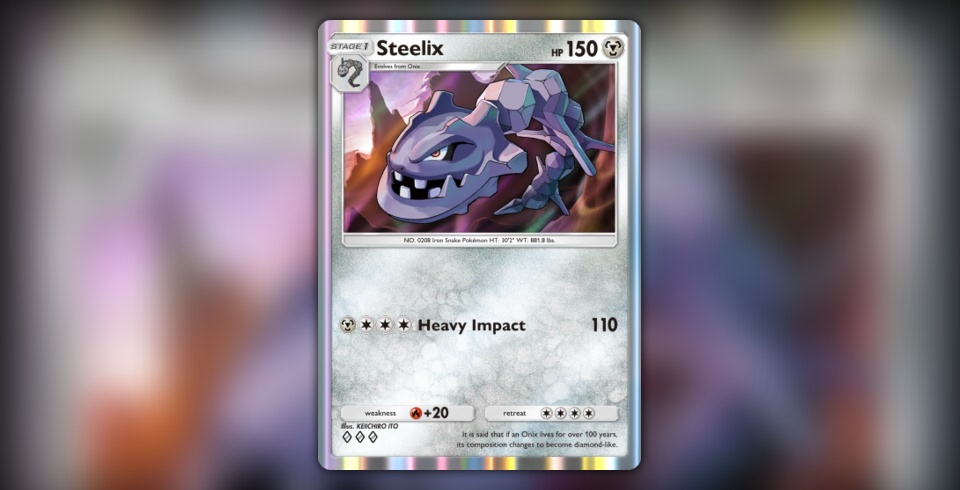 Steelix (Wisdom of Sea and Sky #122/241, 3-Diamonds) | Pokémon TCG
