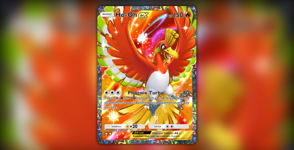 Ho-Oh ex (Wisdom of Sea and Sky #187/241, 2-Stars) | Pokmon TCG Pocket