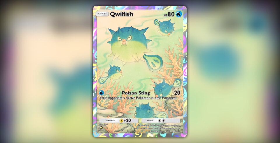 Qwilfish (Wisdom of Sea and Sky #168/241, 1-Star) | Pokmon TCG Pocket Qwilfish (Wisdom of Sea and Sky #168/241, 1-Star) | Pokmon TCG Pocket