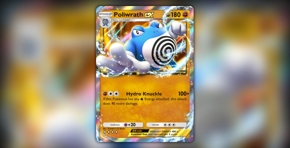 Poliwrath ex (Secluded Springs #42/71, 4-Diamonds) | Pokmon TCG Pocket