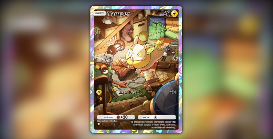 yamper pokemon card Pokemon TCG: Mega Evolution 3: Perfect Order main image 1