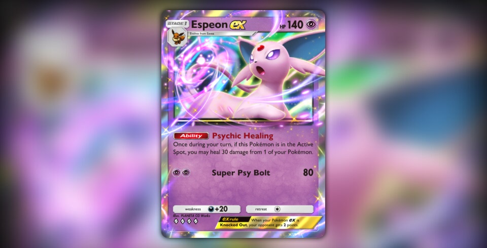 Espeon ex (Deluxe Pack: ex #160/379, 4-Diamonds) | Pokmon TCG Pocket