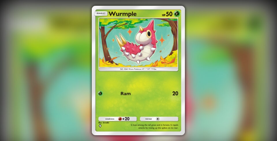 Wurmple (Mega Rising #3/331, 1-Diamond) | Pokmon TCG Pocket