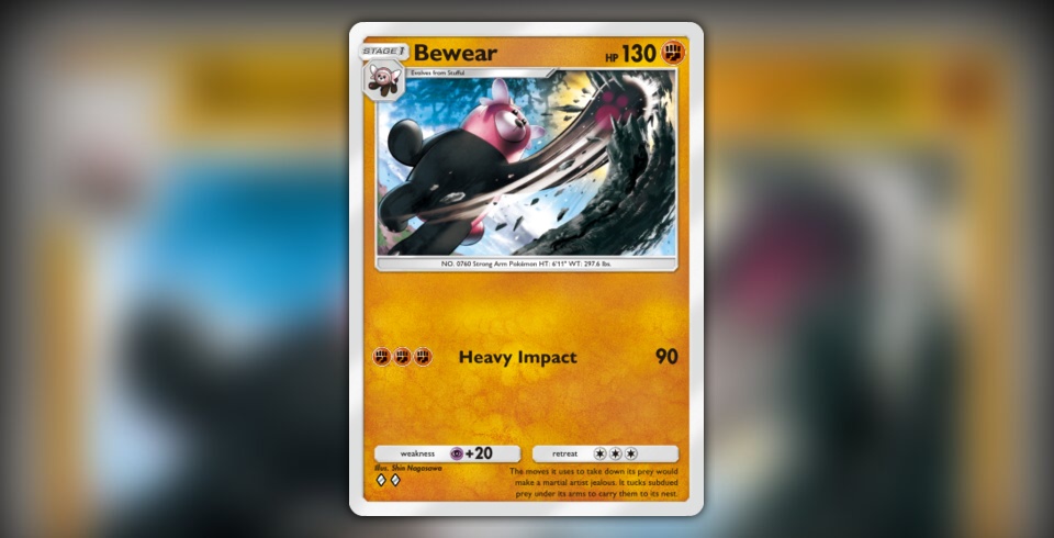 Bewear (Mega Rising #142/331, 2-Diamonds) | Pokmon TCG Pocket