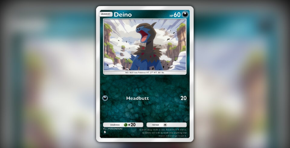 Deino (Mega Rising #155/331, 1-Diamond) | Pokmon TCG Pocket