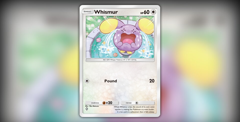 Whismur (Mega Rising #190/331, 1-Diamond) | Pokmon TCG Pocket Whismur (Mega Rising #190/331, 1-Diamond) | Pokmon TCG Pocket