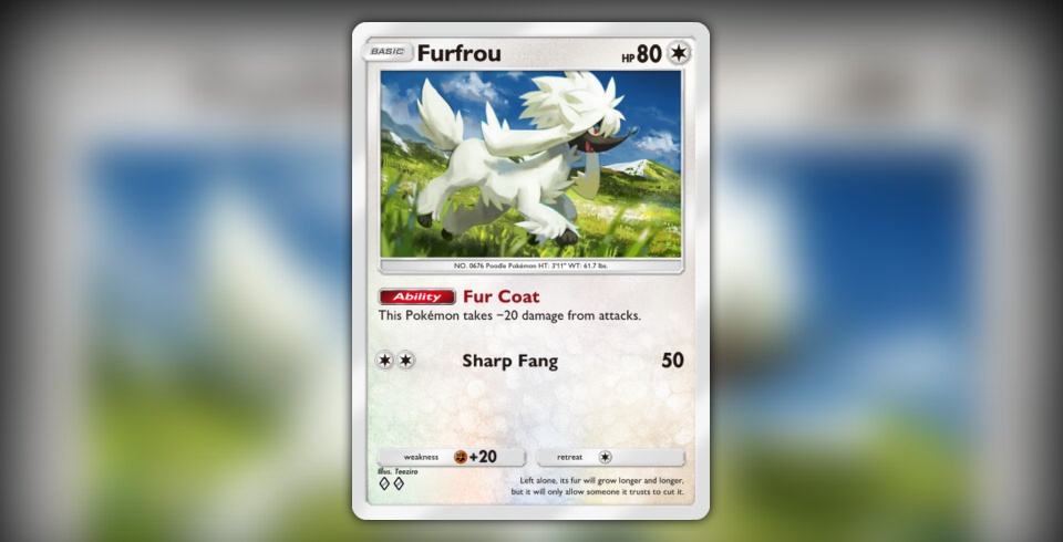 Furfrou (Mega Rising #206/331, 2-Diamonds) | Pokémon TCG Pocket