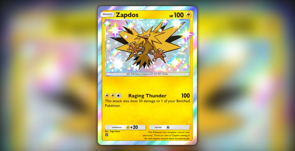 Zapdos (Mega Rising #302/331, 1-Star Shiny) | Pokmon TCG Pocket