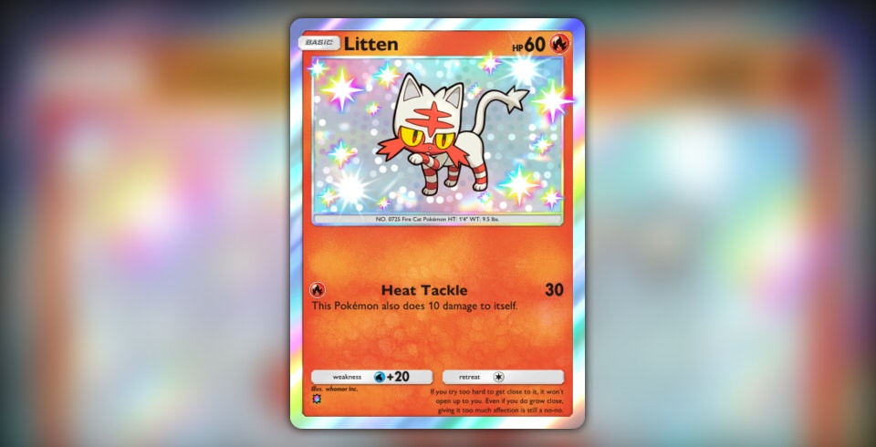 litten pokemon card holographic Pokemon Litten, Torracat and Incineroar V Card Lot - 19 Cards main image 1