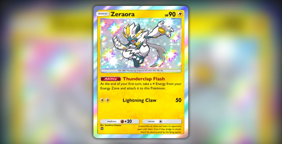 Zeraora (Mega Rising #304/331, 1-Star Shiny) | Pokmon TCG Pocket Zeraora (Mega Rising #304/331, 1-Star Shiny) | Pokmon TCG Pocket