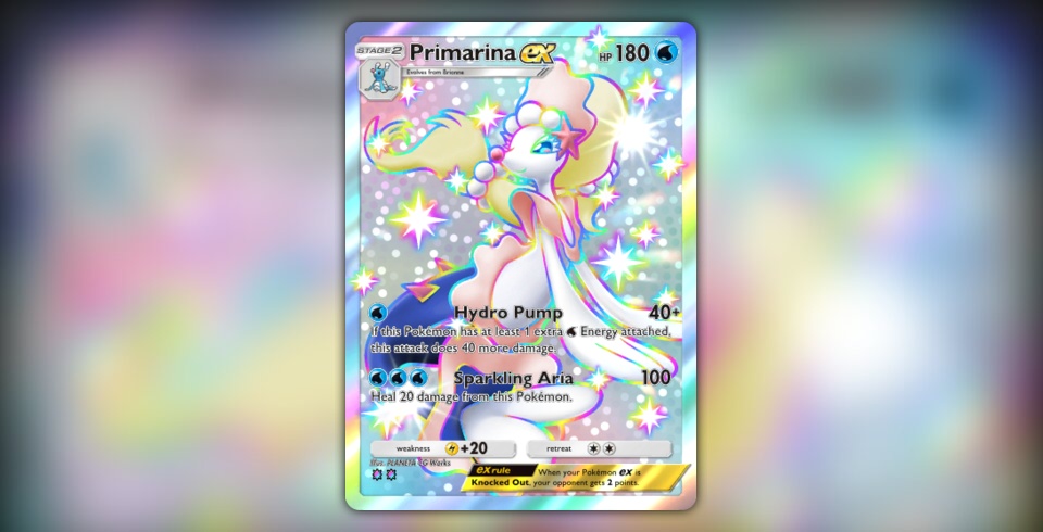 Primarina ex (Mega Rising #320/331, 2-Star Shiny) | Pokmon TCG Pocket