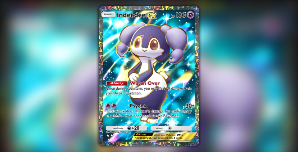 Indeedee ex (Mega Rising #260/331, 2-Stars) | Pokmon TCG Pocket Indeedee ex (Mega Rising #260/331, 2-Stars) | Pokmon TCG Pocket