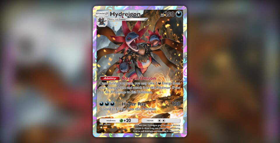 hydreigon pokemon card stage 2 Hydreigon ex 161/086 – Pokémon Scarlet & Violet White Flare