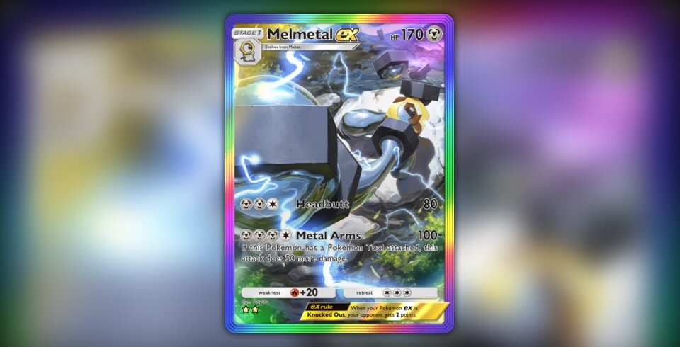 Melmetal ex (Mega Rising #282/331, 2-Stars) | Pokmon TCG Pocket