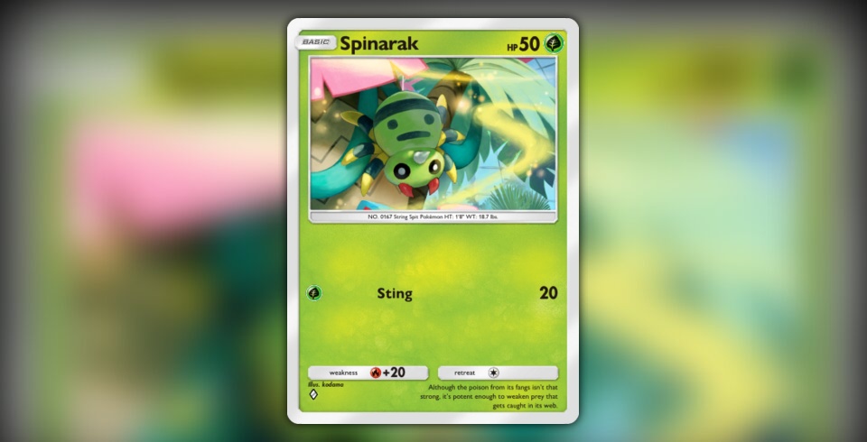 Spinarak (Crimson Blaze #5/103, 1-Diamond) | Pokmon TCG Pocket