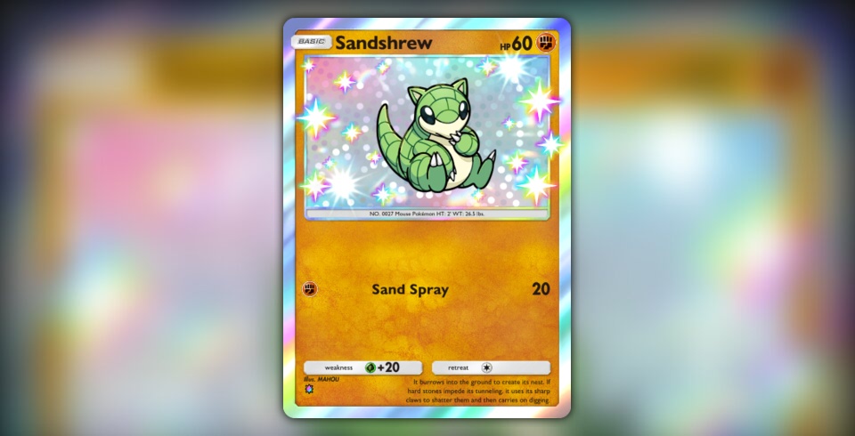 pokemon card sandshrew POKÉMON CARD GAME sv6 057/101 C main image 0