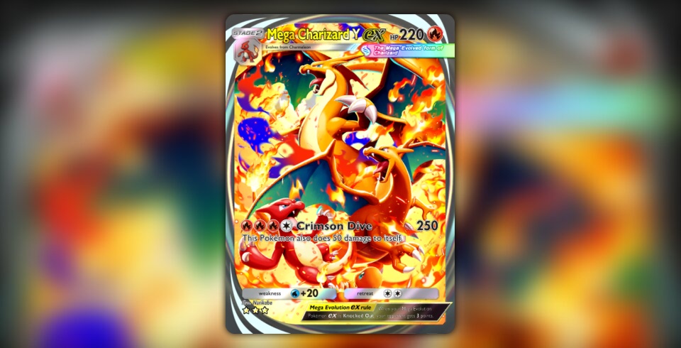 Mega Charizard Y ex (Crimson Blaze #87/103, 3-Stars) | Pokmon TCG Pocket