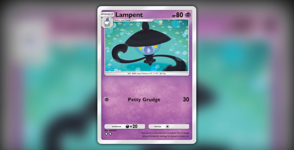 lampent pokemon card Lampent 12/145 Reverse Holo