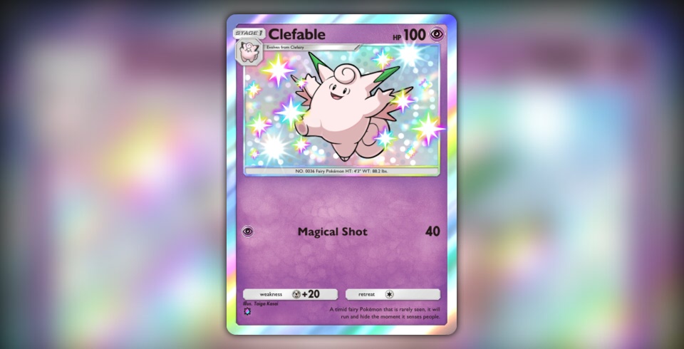 Clefable (Fantastical Parade #215/234, 1-Star Shiny) | Pokmon TCG Pocket