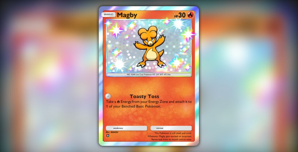 pokemon magby card Magby