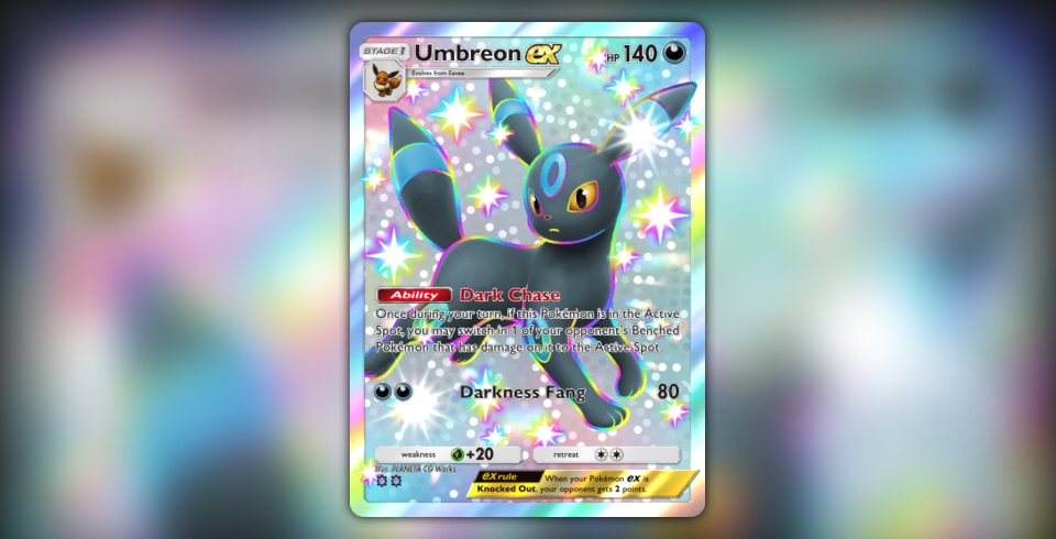 Umbreon ex (Fantastical Parade #231/234, 2-Star Shiny) | Pokmon TCG Pocket
