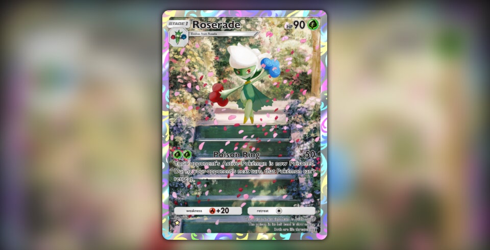 Roserade (Fantastical Parade #157/234, 1-Star) | Pokmon TCG Pocket