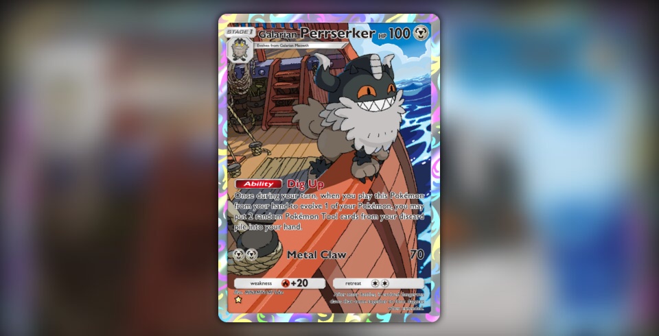 Galarian Perrserker (Fantastical Parade #177/234, 1-Star) | Pokmon TCG  Pocket