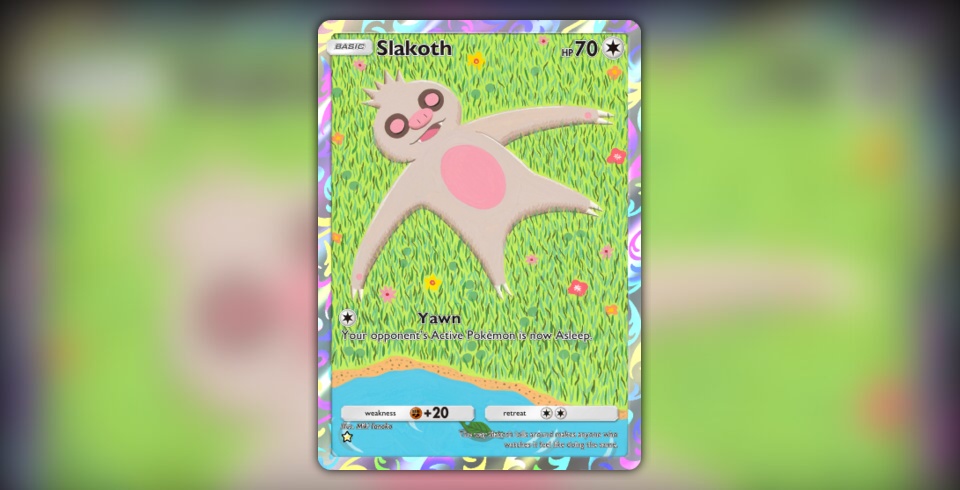 Slakoth (Fantastical Parade #179/234, 1-Star) | Pokmon TCG Pocket Slakoth (Fantastical Parade #179/234, 1-Star) | Pokmon TCG Pocket